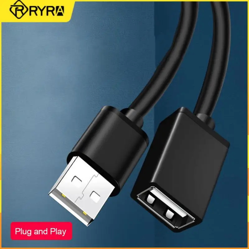 

RYRA USB Extended Adapter Cable Male to Female Environmentally friendly Data Cable Suitable for Computer Mouse Keyboard USB Disk