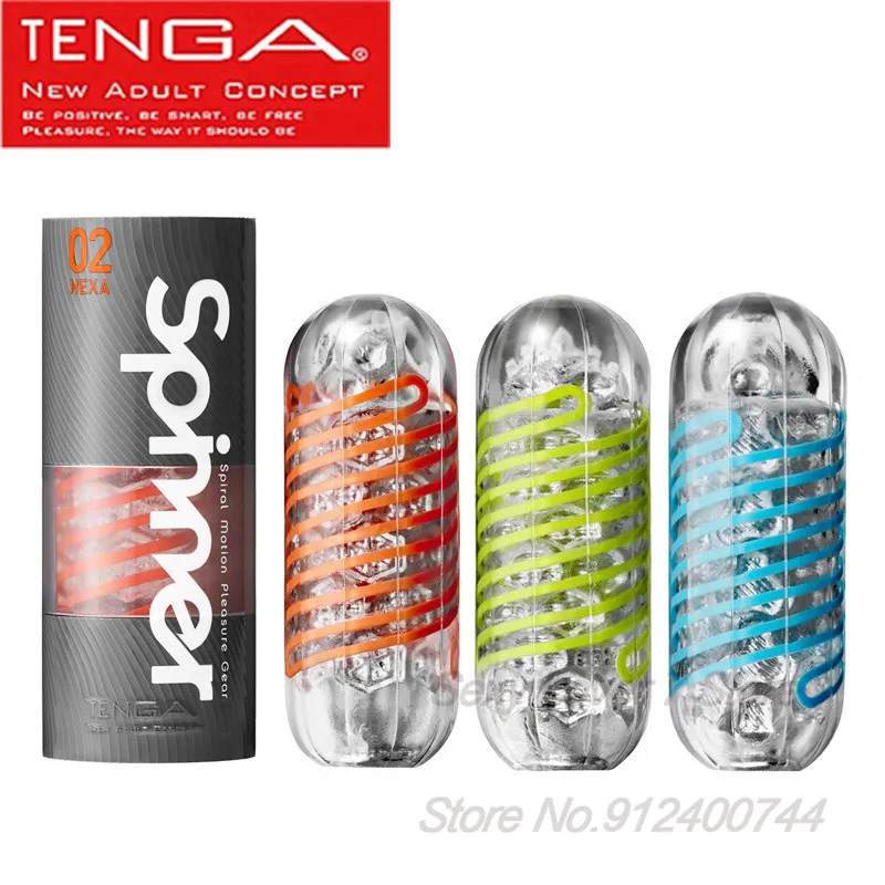 TENGA Spinner Male Masturbator Cup Soft Silicon Japan Original Artificial Vagina Real Pussy Reusable Adult Sex Shop Toys For Men