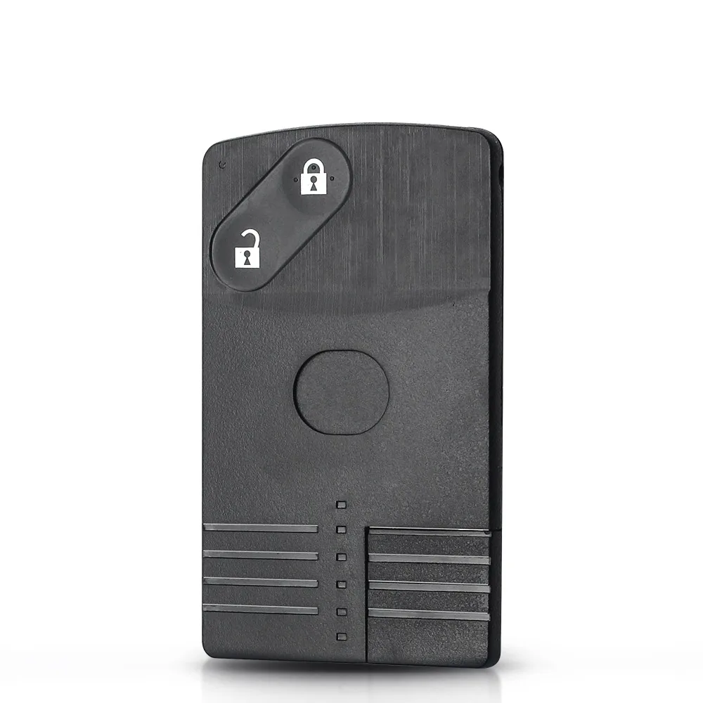 

2/3/4 Buttons for Mazda 5 6 CX-7 CX-9 RX8 Miata MX5 Replacement Smart Card Remote Key Shell Fob Uncut Insert Blade