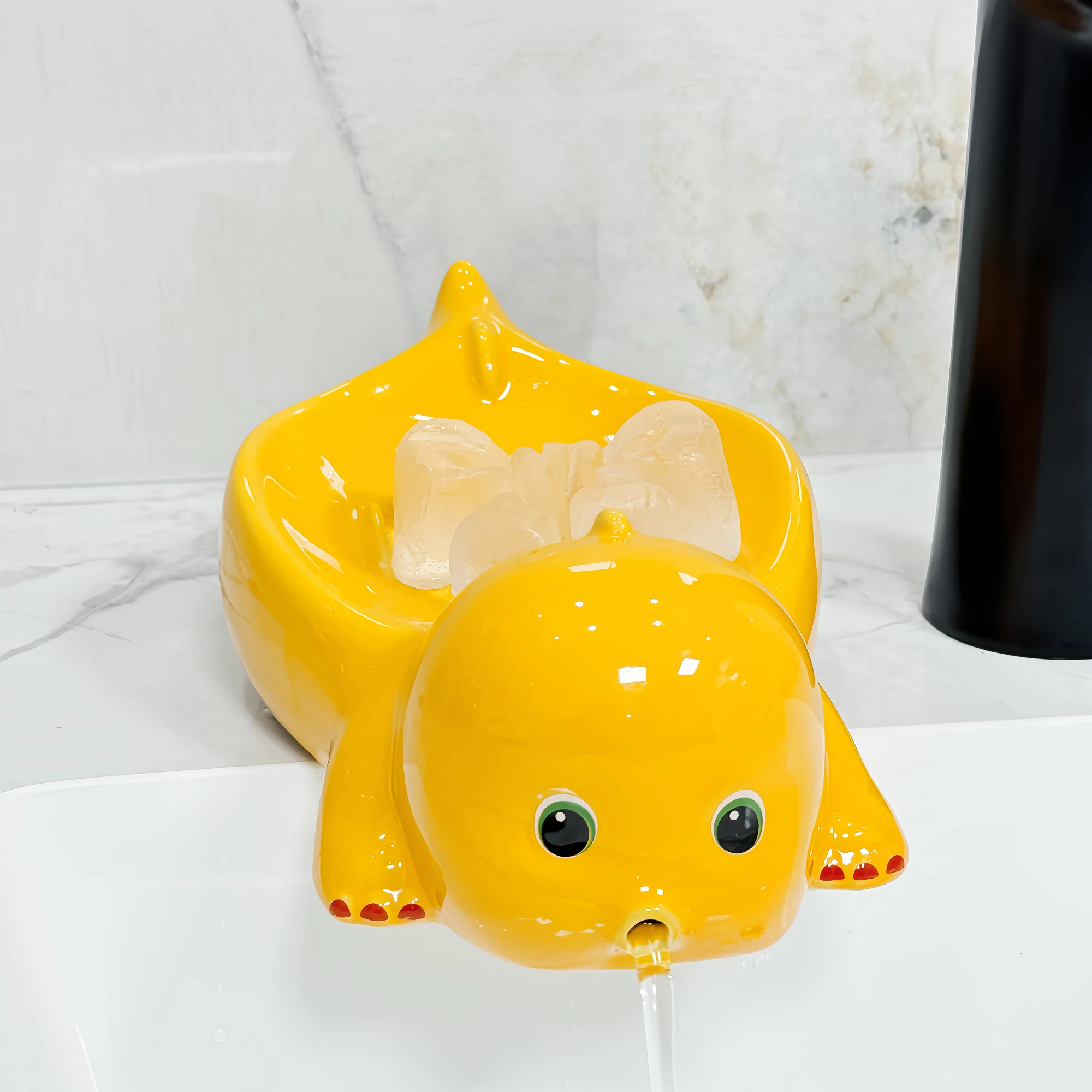 WHYOU милый керамический держатель для мыльницы Totoron сливной портативный домашний