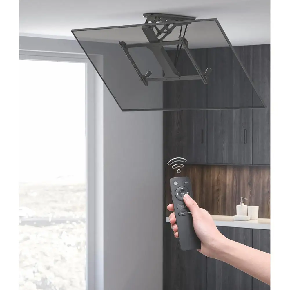 Электрический подвесной кронштейн для телевизора 32 ~ 70 дюймов складной держатель