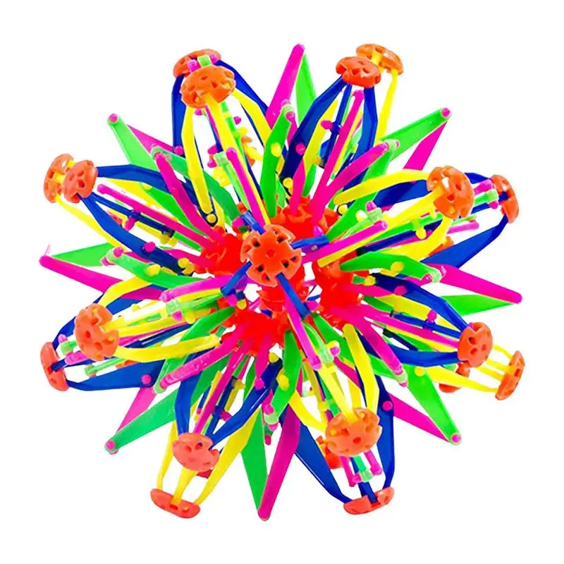 

Hoberman Sphere For Kids Yoga Ball Glow In The Dark Breathing Ball Mini Stress Toys For Anxiety Pre-educational Expandable