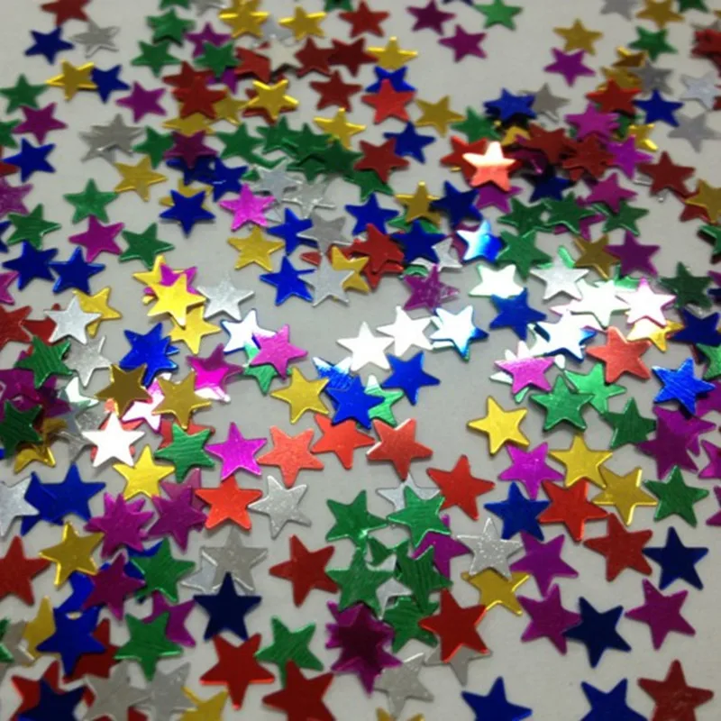 

3000Pcs Little stars Table Confetti Sprinkles Metallic,Birthday Wedding Party Decoration for Phone Case DIY Crafts Narl Art 4mm