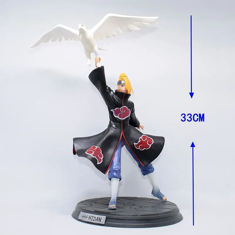 

Anime Naruto GK Dawn Organize Deidara Artist Standing PVC Action Figures Toys Model Statue 33cm