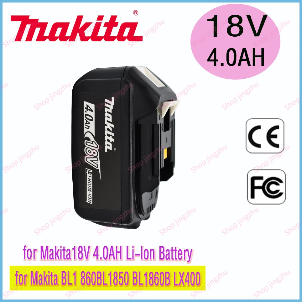 

Оригинальная Аккумуляторная Батарея Makita 18 в, 4,0 Ач, 5,0 Ач, 6,0 Ач, для электроинструментов с зеркальной заменой литий-ионных аккумуляторов LXT, BL1860B, BL1860, BL1850