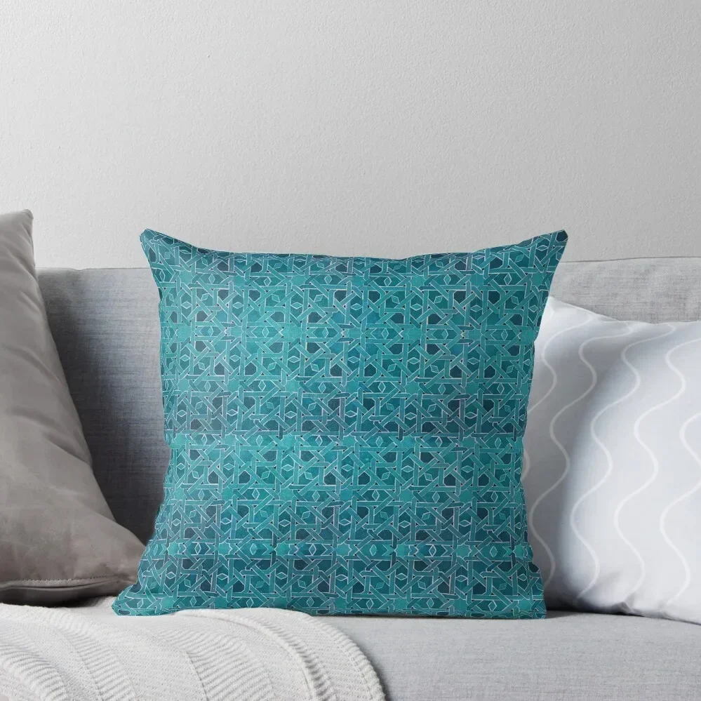 Зеленая синяя марокканская мозаичная плитка художественная традиционная