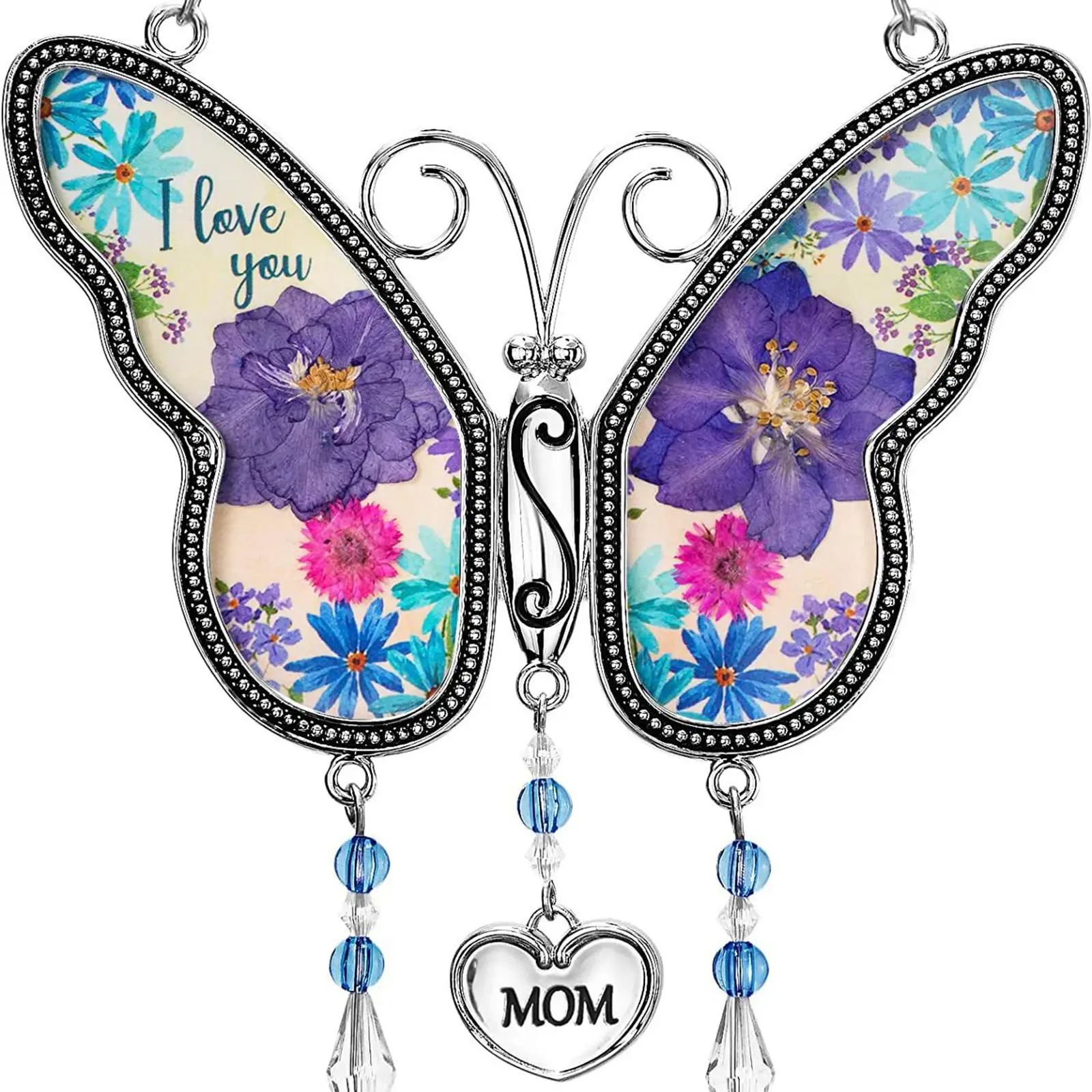 Подвеска-бабочка с подвеской украшение на день матери подарок для крыльца