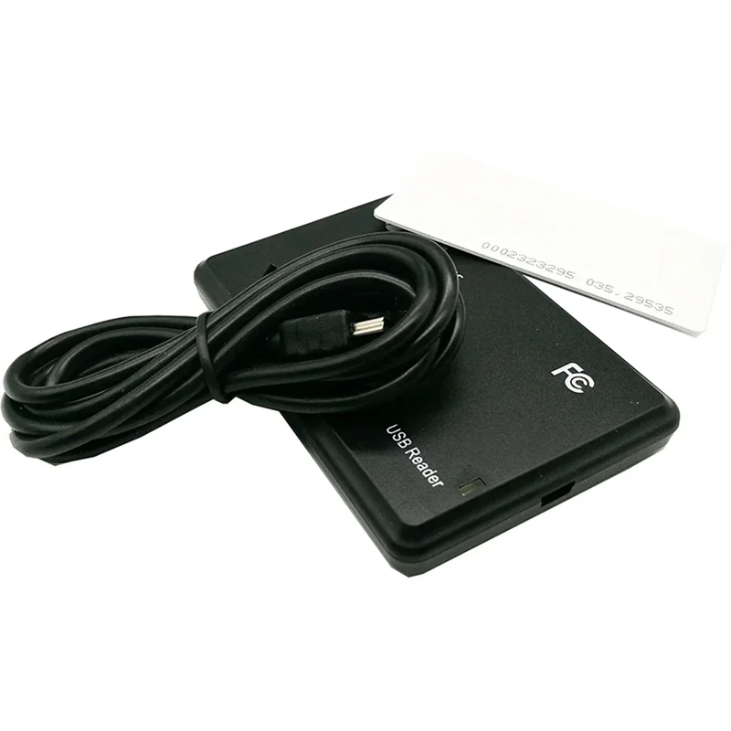 Фото Считыватель смарт-карт RFID B24B с USB-портом, для IC-карт 13,56 МГц, бесконтактный, поддержка Windows и Linux, прочный, простой в использовании №1