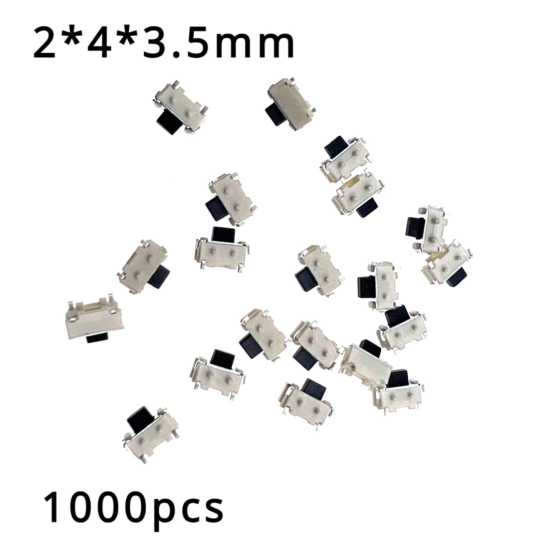 1000 шт. 2x4x3 5 мм 2*4*3 сенсорный переключатель SMD MP3 MP4 MP5 выключатель питания для