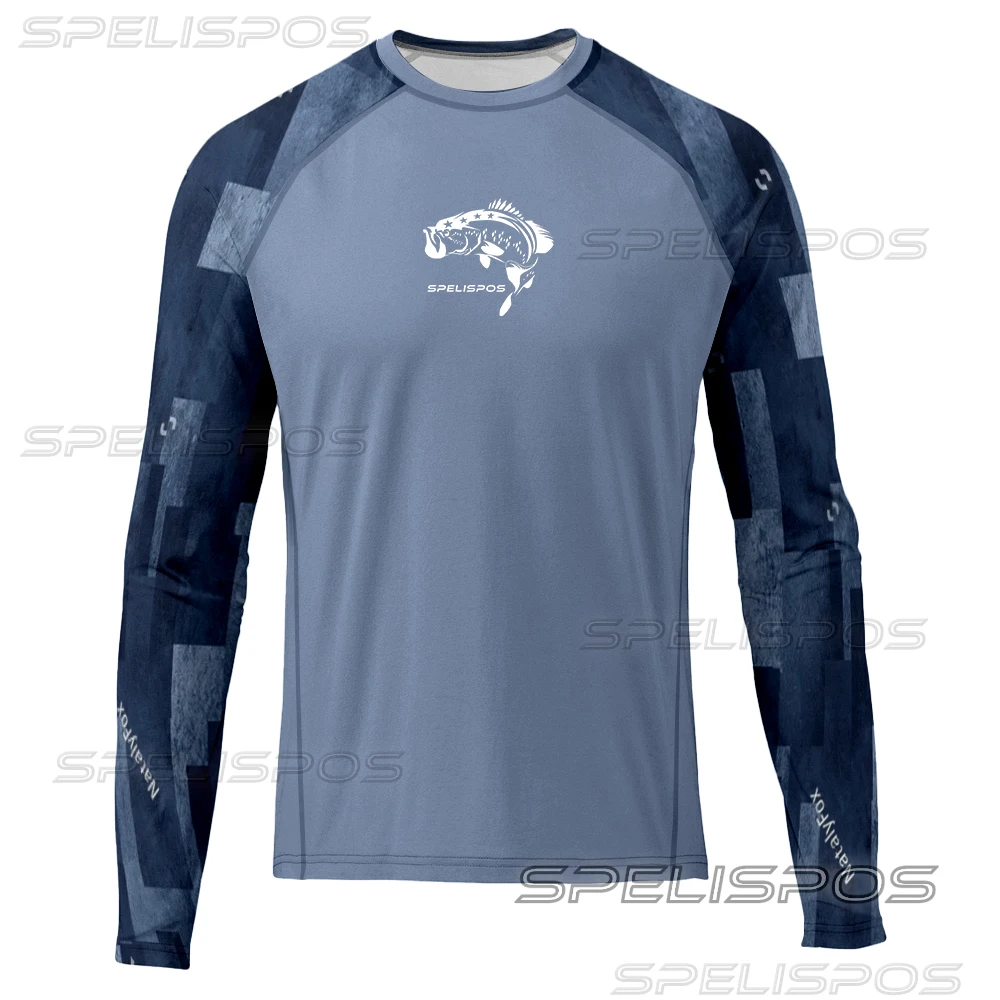 Новинка Мужская одежда для рыбалки SPELISPOS Солнцезащитный дышащий Быстросохнущий