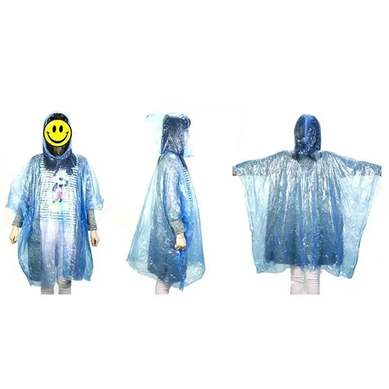 

Raincoat Ball Waterproof Outdoor Rainwear Disposable Camping Hooded Rain Ponchos Ball Plastic Rain Cover Ball with Hook