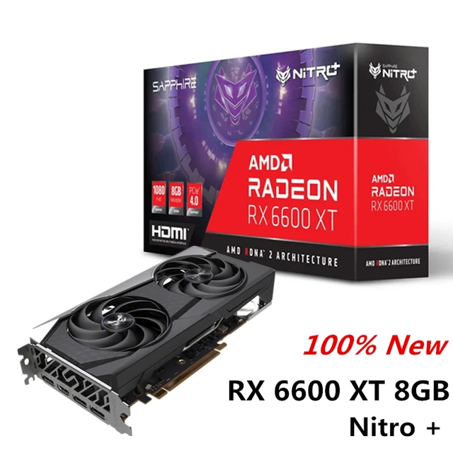  Видеокарта Sapphire RX 6700 XT Nitro +, 12 Гб, графический процессор AMD Radeon RX6700 6700XT RX6600XT Nitro +, игровой Настольный ПК 