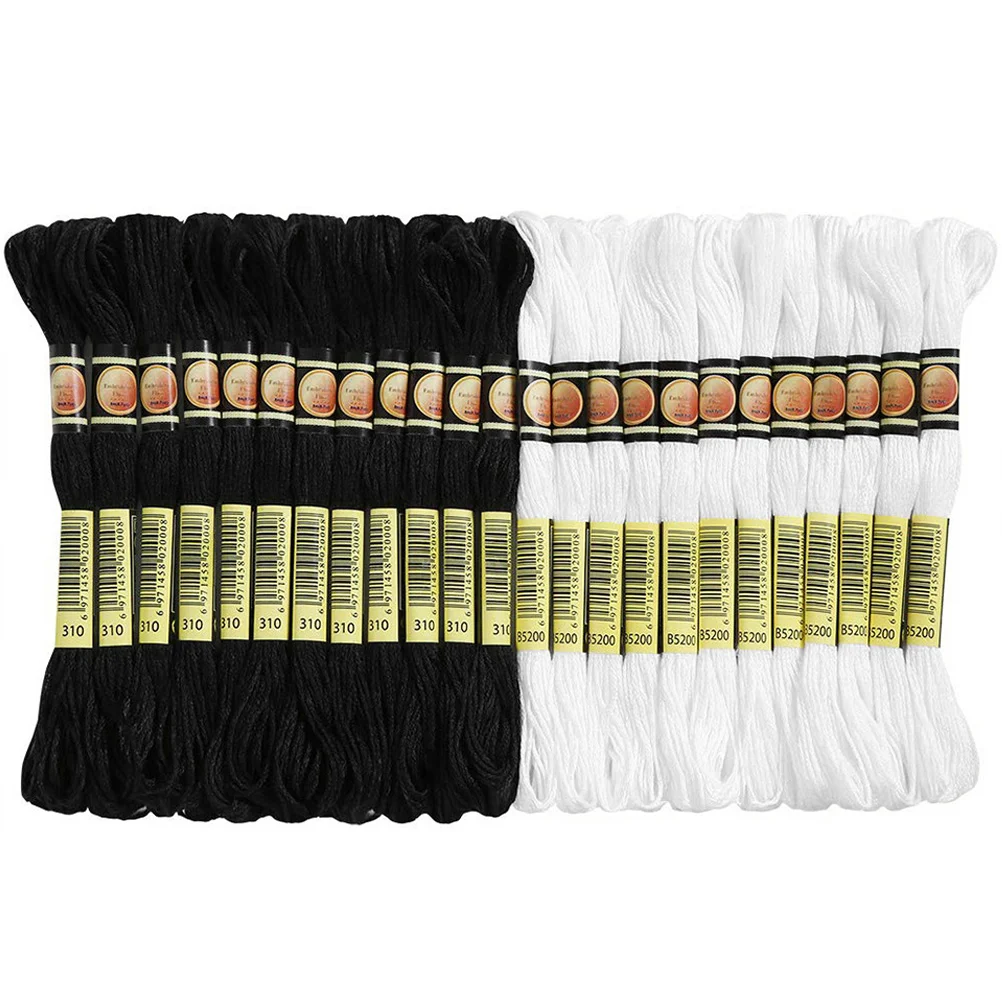 

Thread Embroidery Floss Cross Sewing Yarn String Clothes Diy Bracelet Machine Knittinghandcrafted Multi Craft Function