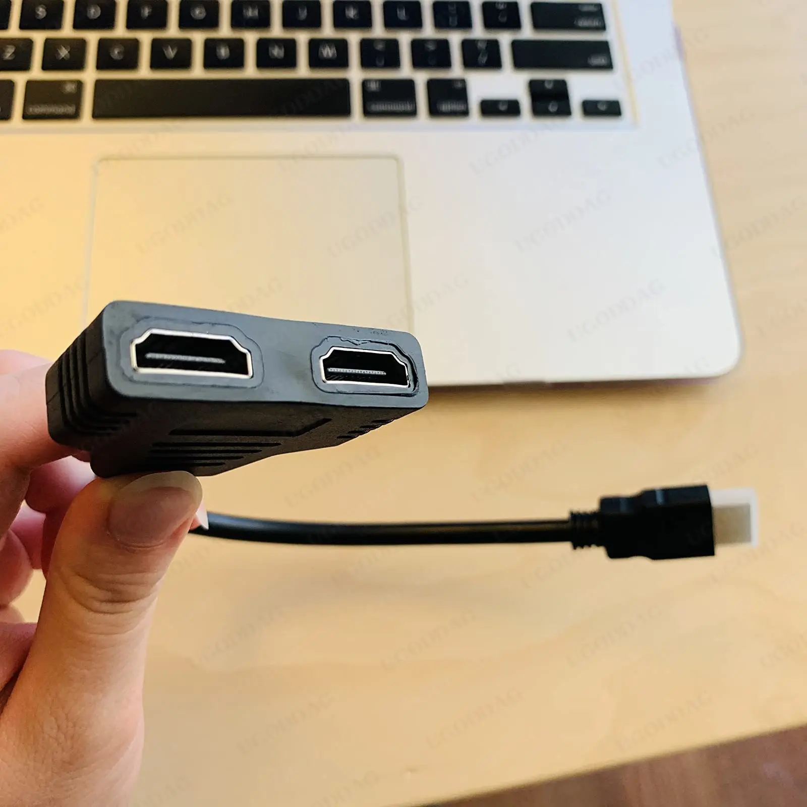 Переходник HDMI разветвитель Кабель с 2 двумя портами Y-образный 1 в выхода штекер-HDMI