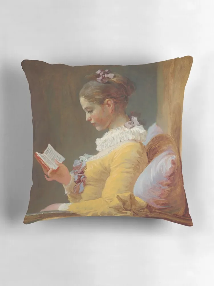 Подушка для девушек с надписью A Young Girl джинсоне-Honor Fragonard декоративная подушка из