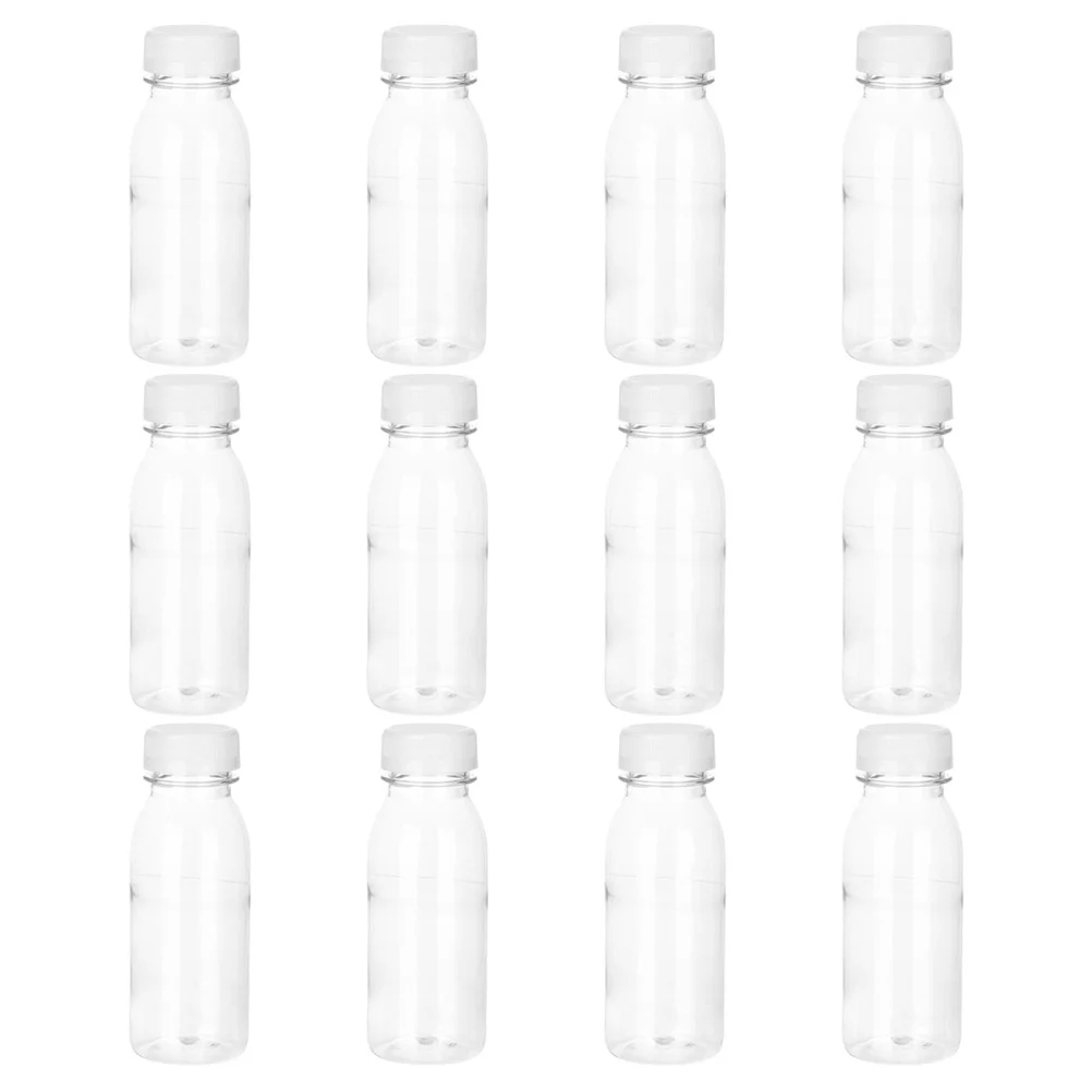 

Bottles Bottlejuice Withclear Water Drink Empty Lids Caps Smoothie Beverage Reusable Mini Drinking Containers Juicing Jars Jug