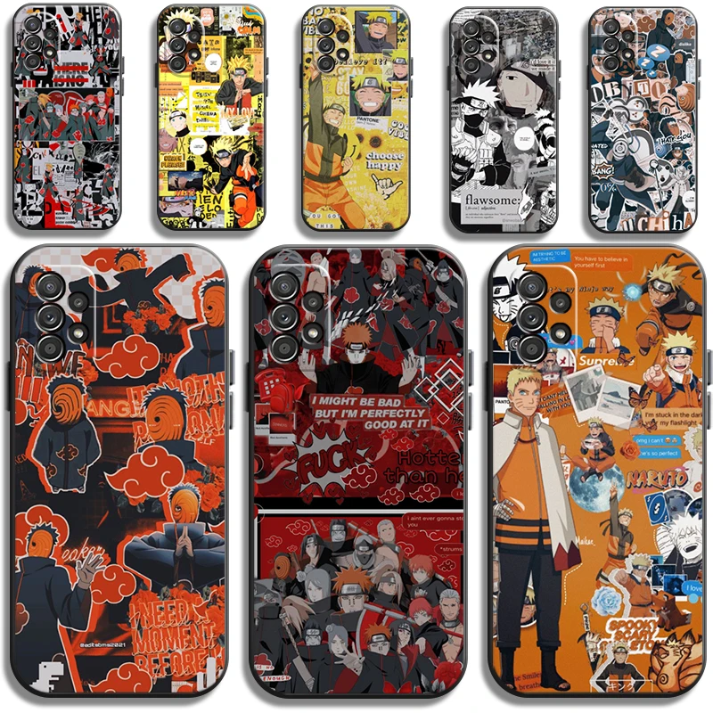 

Naruto Japanese Anime Phone Cases For Samsung Galaxy S20 FE S20 Lite S8 Plus S9 Plus S10 S10E S10 Lite M11 M12 Back Cover