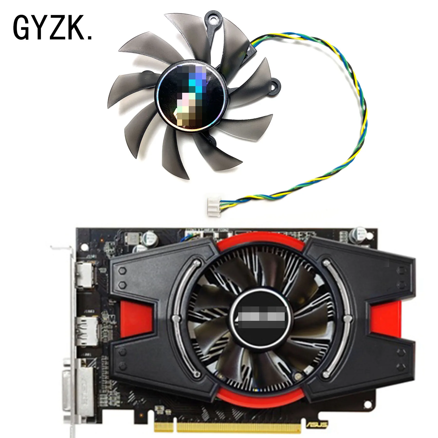 Сменный вентилятор для видеокарты ASUS GeForce GT720 730 740 GT620 630 640 HD6570 HD6670 HD6670 HD6750 OC R128015BH FD8015U12D
