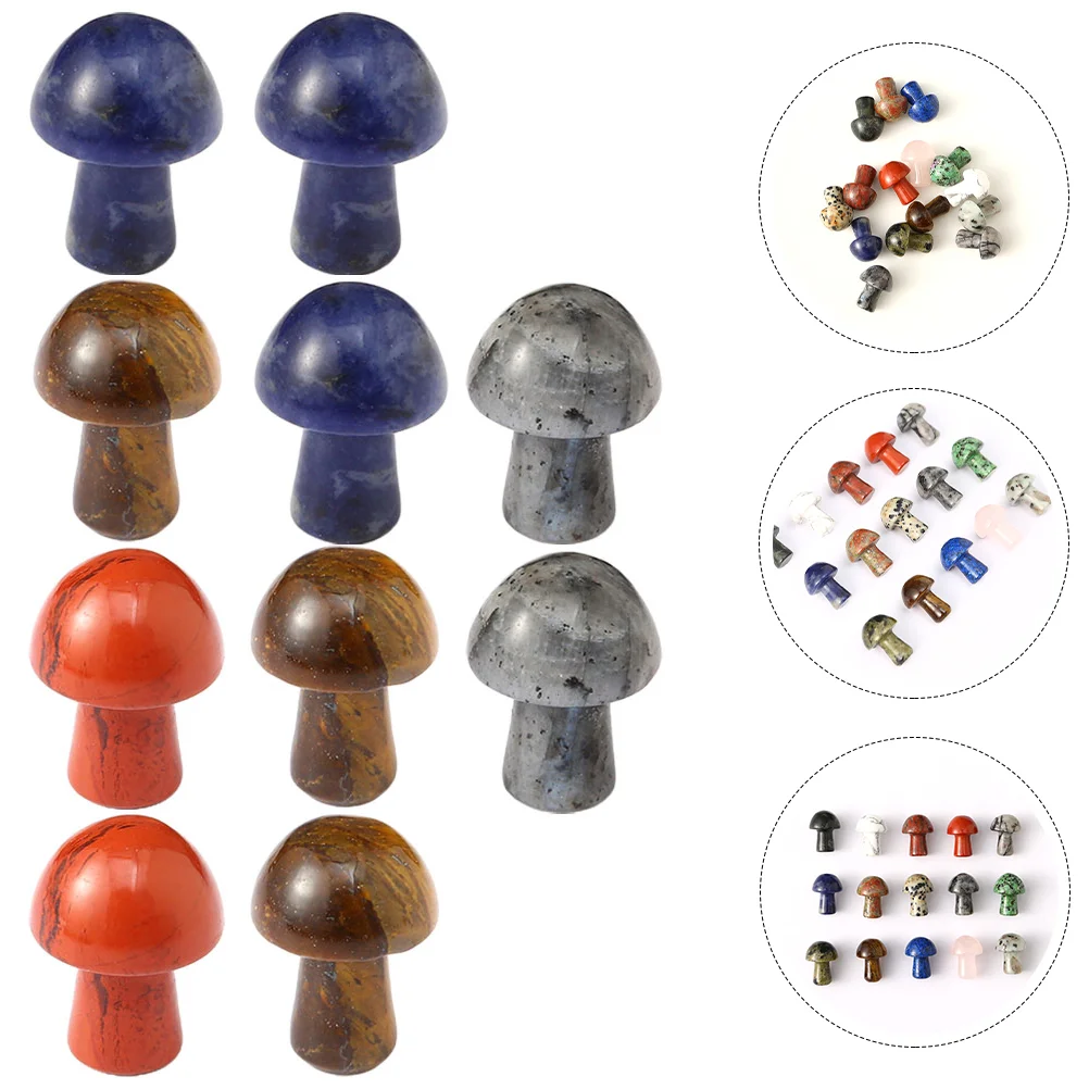 

Mushroom Mushrooms Miniature Stone Mini Crystalhealing Accessories Decor Tiny Chakracrafts Landscape Gemstone Stones Figurine