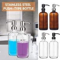 500ml bathroom soap dispenser refillable shampoo shower gel bottle liquid storage container bottles for bathroomkitchen