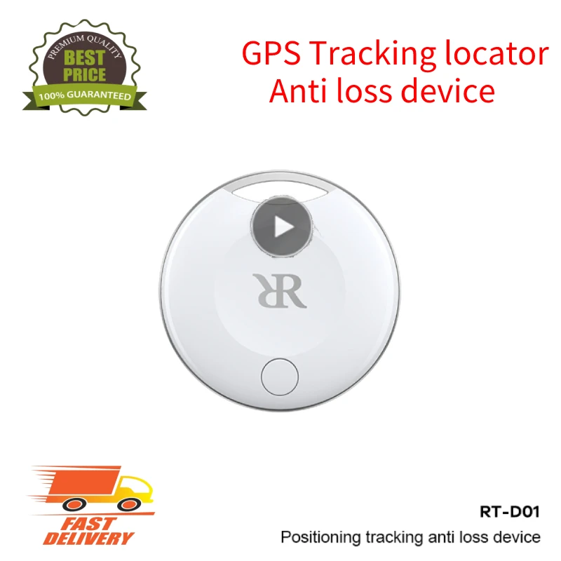 

1pcs Mini Gps Tracker Gps Locator Smart Wireless Blue Tooth Compatible Positioning Tracking GPS Land For Apple Anti-Lost Alarm