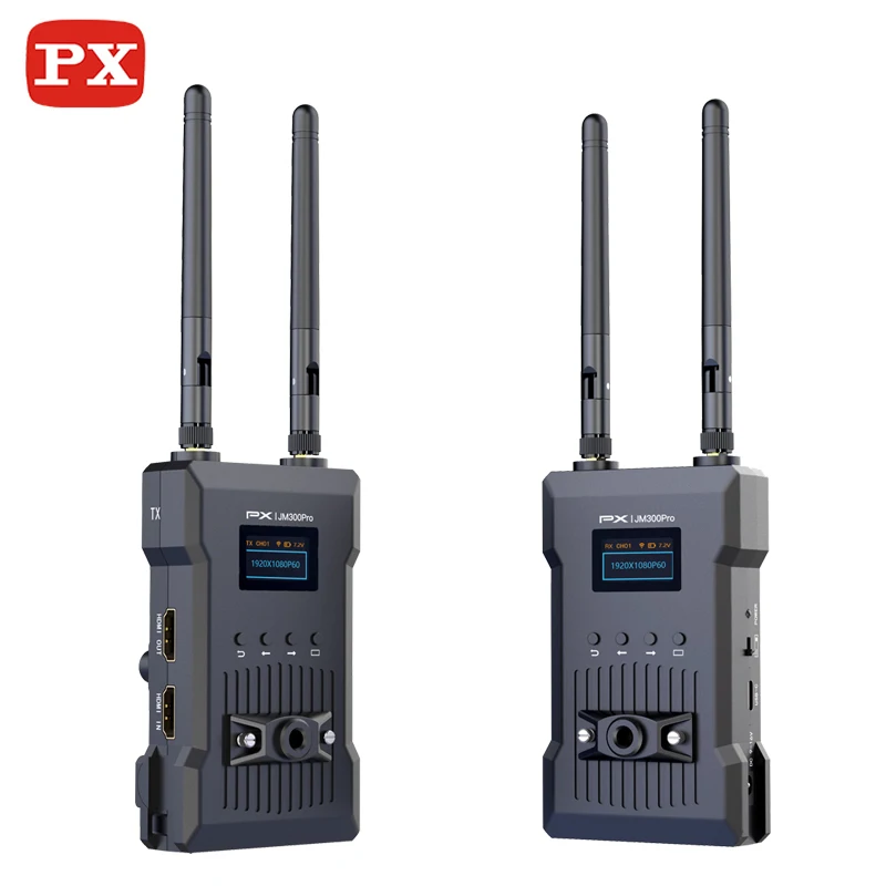 PX JM300 Pro Wireless Video Transmission System HD HDMI Image Transmitter Receiver SDI 1080P