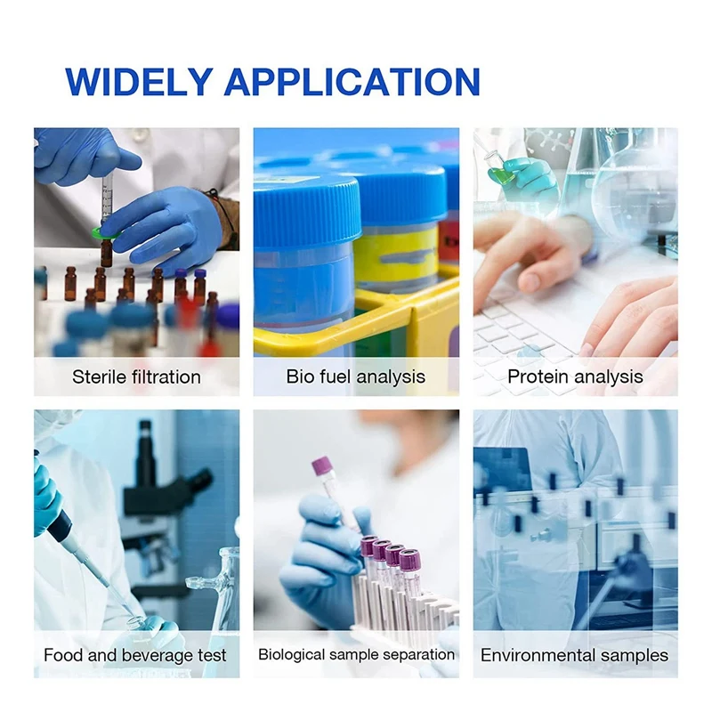 Стерильный шприцевой фильтр PES 20 упаковок размер пор 0 22 мкм диаметр мембраны 33 мм