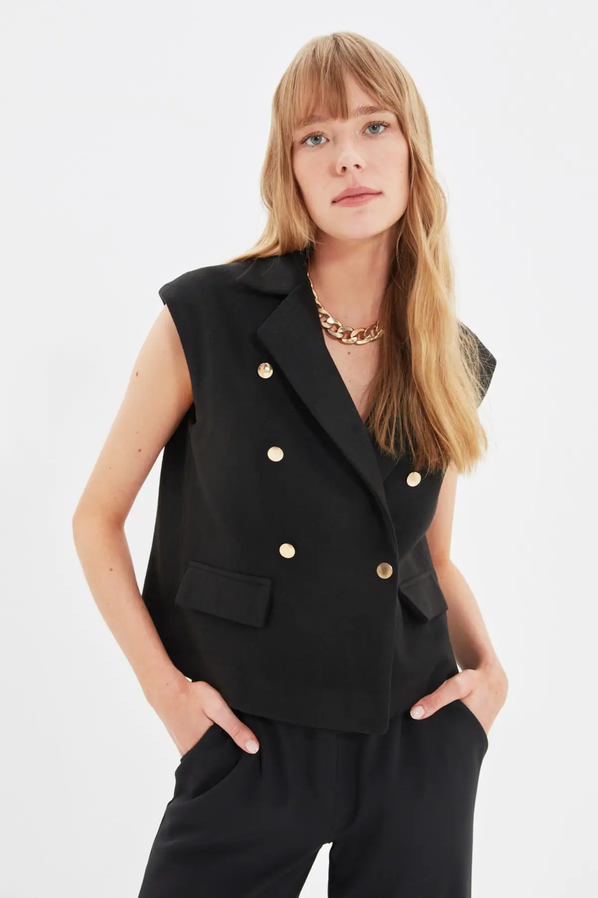 

Trendyol Button Detail Vest TWOAW22YE0066