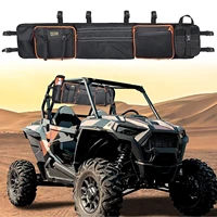 goldfire utv large roll cage organizer roll cage cargo rear storage bag gear bags with reflective strip for most full size utvs