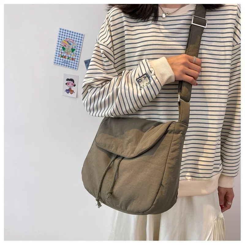 

Women Shoulder Crossbody Bags Large Canvas Bag for Woman 2022 Japanese Cotton Cloth Girl Students Bookbag Female Handbags School