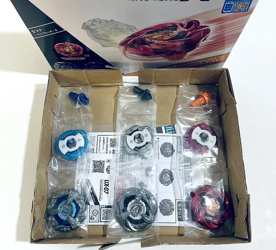 Оригинальные модели Toupie Beys X UX-07/UX07 Phoenix Bayblads Bley Bey лестничный комплект с