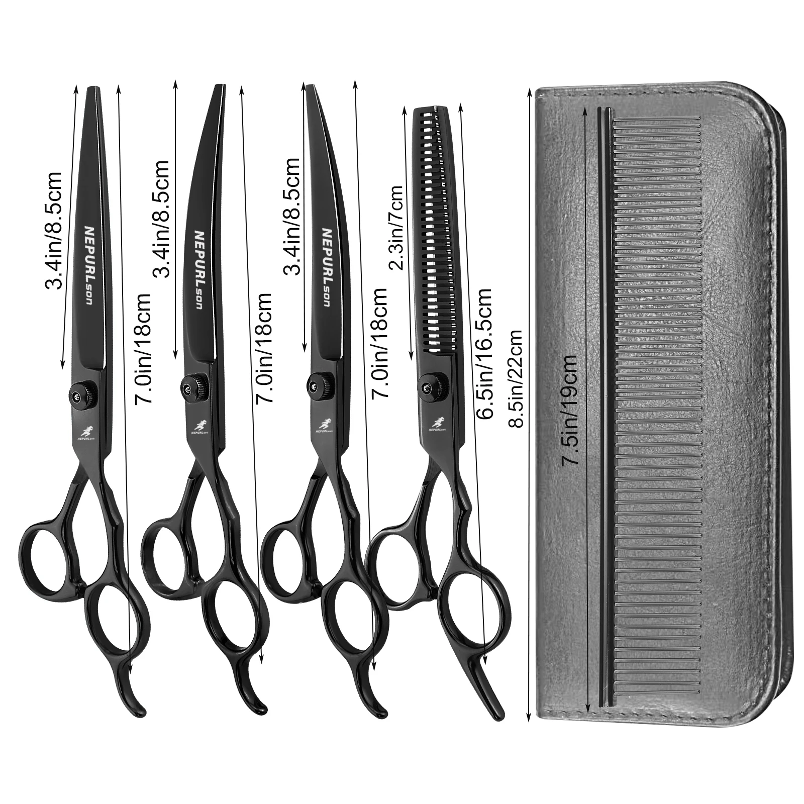 4 шт./комплект ножницы для груминга собак