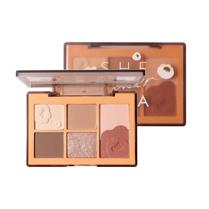 Матовые тени для век блестящие пигментированные 6 цветов оптом - купить по