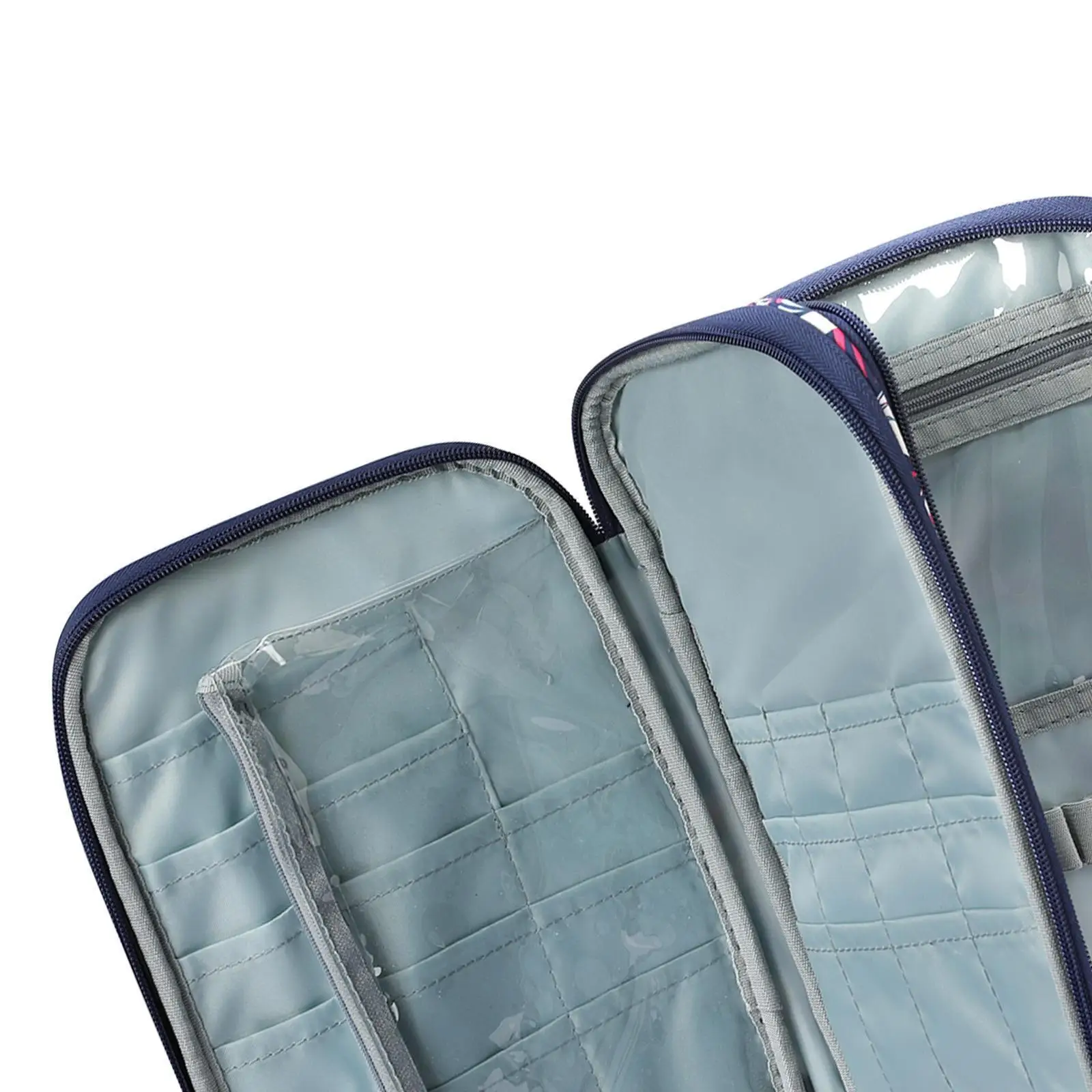 

Long Knitting Needle Case Oxford Storage Bag Totes Pouch Gray