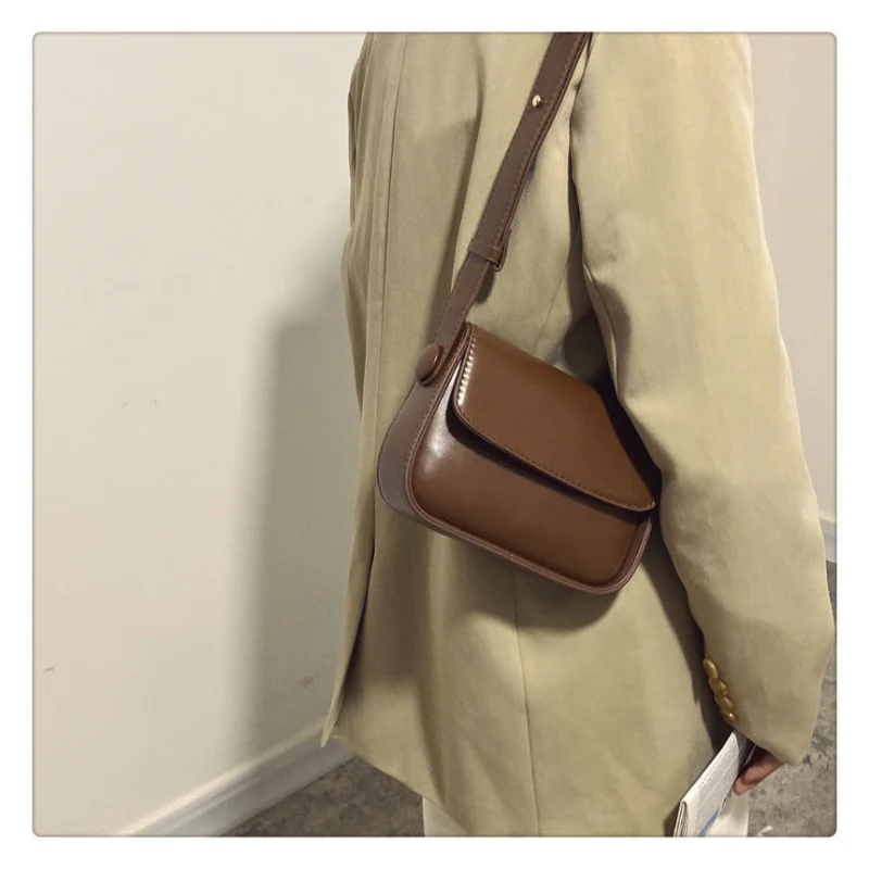 Richme Fashion Bolso Mujer 2023 Trend Korean Style Ladies Mini Crossbody Shoulder Bags Daily Commute Concise Female Saddle