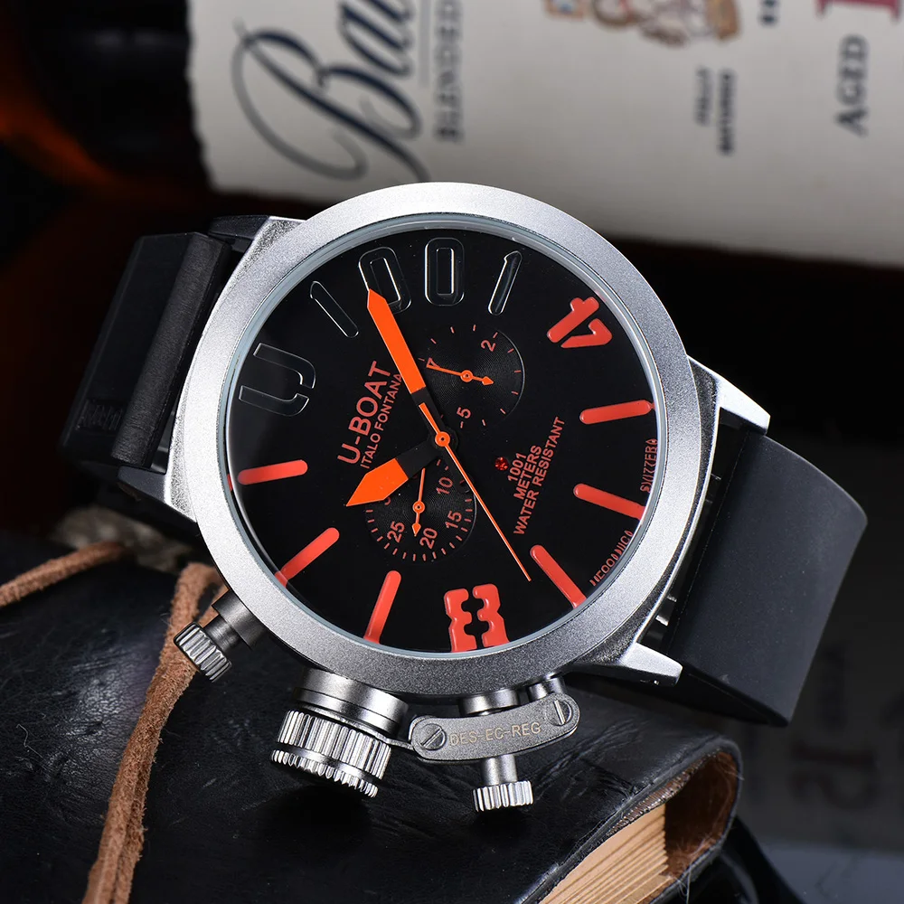 

U-Boat Creative Design Big Men Watches Automatic Mechanical Business Movement Colour High Quality Watch Men Boat Uboat Watch