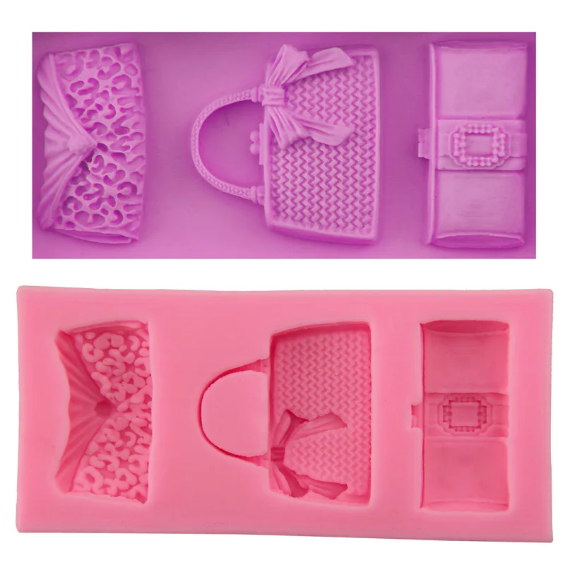 

Bow bag silicone fondant cake mold DIY baking decorative cake mold