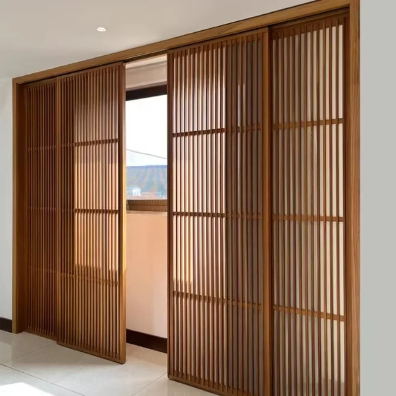 Настраиваемые японские складные двери кухонные деревянные чайный домик спальня