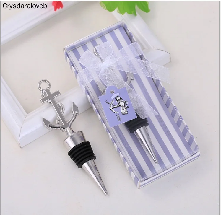 10pcs Nautical themed wine bottle stopper Wedding Favor Gift Birthday Party Business meeting Souvenir Giveaways Regalo - купить по