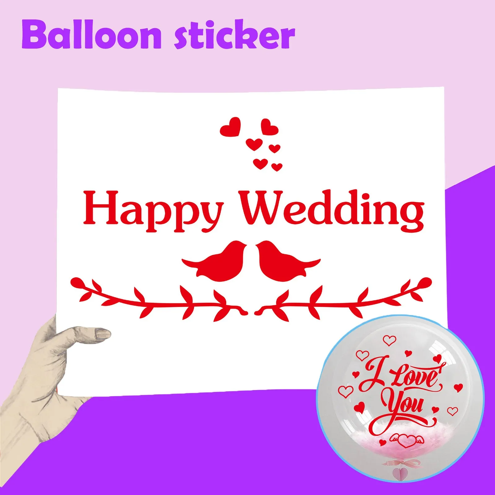 

1pc Valentine'S Day Electrostatic Sticker Shop Window Glass Door And Window Decal Decoration Creative Love Refrigerator Decal