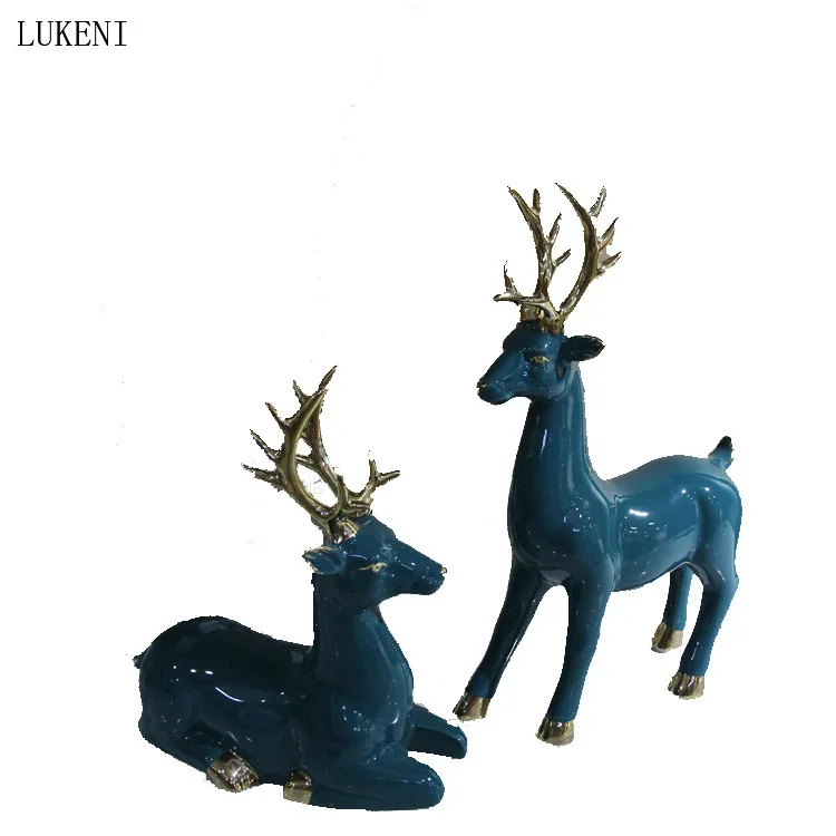 

Creative Modern Decoration Ceramic Animal Decoration Abstract Model Room Soft Decoration Craft Jewelry Decoration