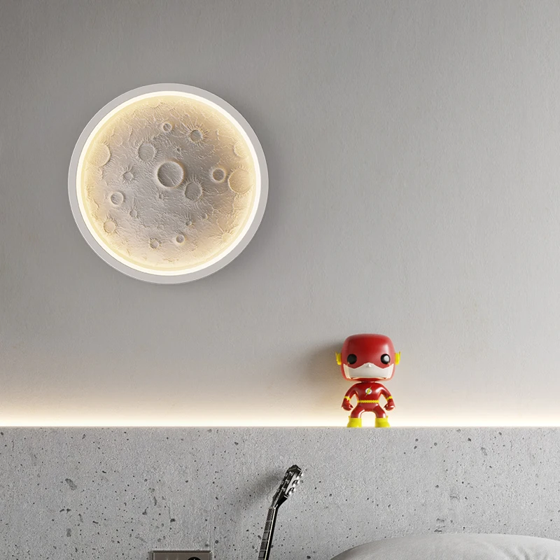 Moonscape современные светодиодные настенные светильники для ТВ фон комната спальня