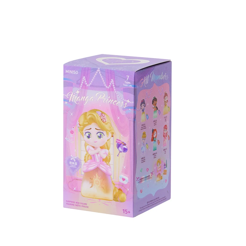 MINISO Disney фантазия Принцесса Серия Ариэль Белоснежка Cindy глухая Коробка органайзер банка ручные игрушки волшебная игра милое пятно Горячая Распродажа (art.: 3920c698cff97) - 3920c698cff97