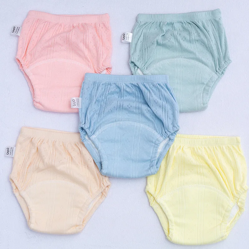 

3PCS/LOT Candy Colors Newborn Training Pants Summer Baby Shorts Washable Boy Girls Cloth Diapers Reusable Nappies Infant Panties