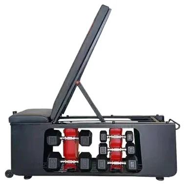 

Новый дизайн, Регулируемый Фитнес-тренажер, многофункциональная гимнастическая скамья для хранения гантелей