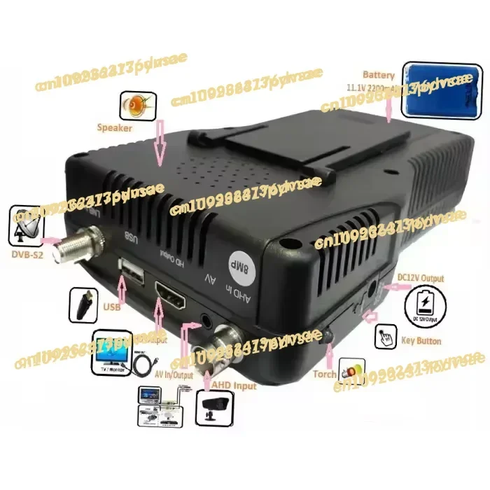 Фото НОВЫЙ KPT-255HD+ 4.3-дюймовый детектор ТВ-сигнала DVBS2 HD, цифровой сателлитный приёмник AHD H.265 №3