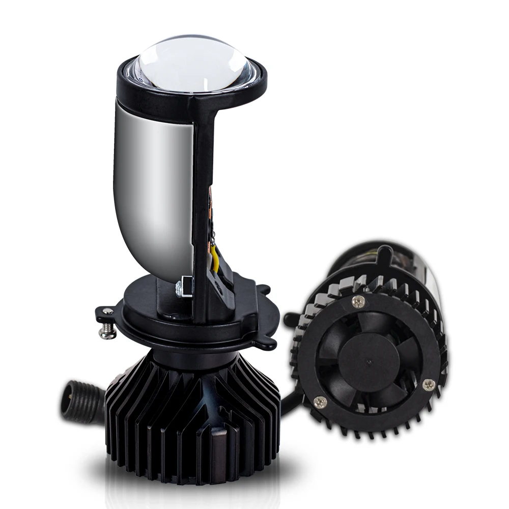 

Супер яркая мини Canbus Y6 H4 светодиодный 48W Автомобильная фара 6500k линза автомобильная лампа H4 Противотуманные фары