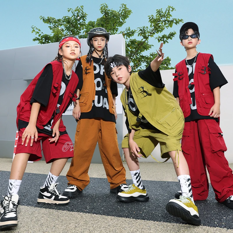 Детская уличная одежда куртка без рукавов жилет футболка повседневные