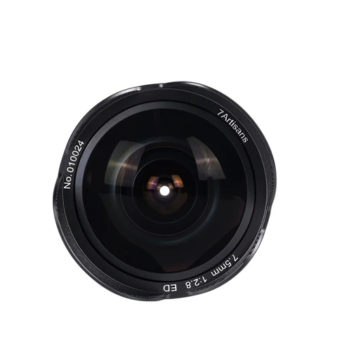 7artisans 7,5 мм F2.8 II Сверхширокоугольный объектив «рыбий глаз» для Sony E Fuji X Nikon Z Macro M43 Canon EOS-M