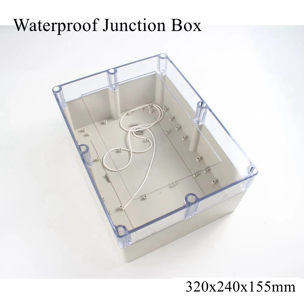 Стыковая коробка 320x240x60 мм, Стыковочная коробка, водонепроницаемый пластиковый корпус из АБС-пластика IP65, чехол для внешнего инструмента